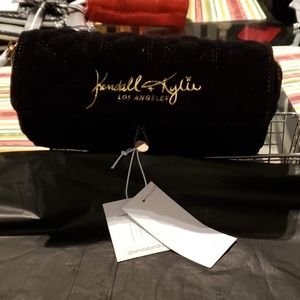 Kendall and Kylie foldover cosmetic bag